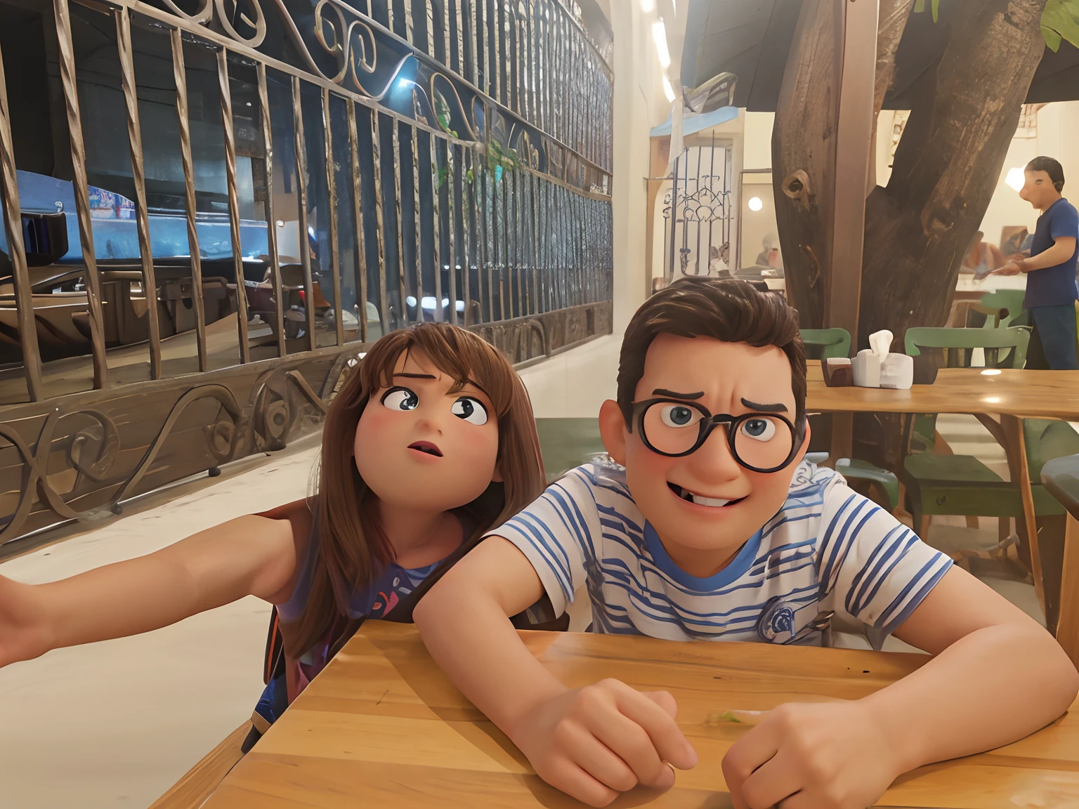igual ao filme da pixar