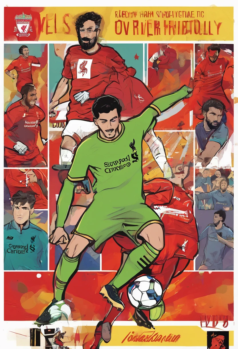 liverpool fc football player birthday card design