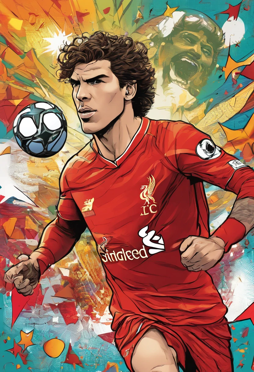 liverpool fc football player birthday card design