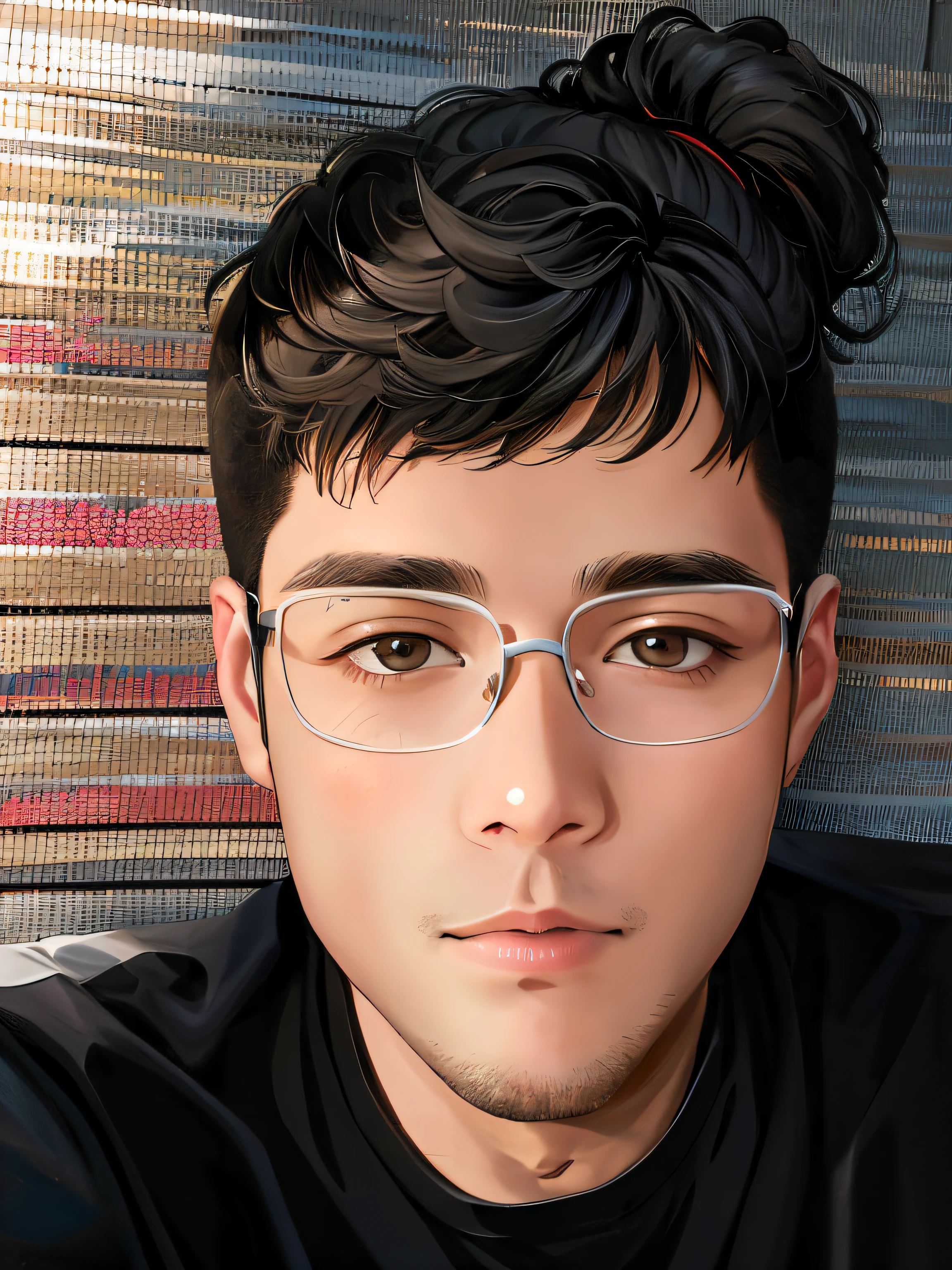 There's a man who's sitting with a doughnut in his hand, around 1 9 , imagen frontal, 8k selfie photograph, imagen de muy muy muy baja calidad, ojos pesados hacia un lado, andres rios, 1 6 years, jose miguel roman frances, tommy 1 6 years oldde la cara, 18 years old, con cara precisa, Perfil frontal!!!!