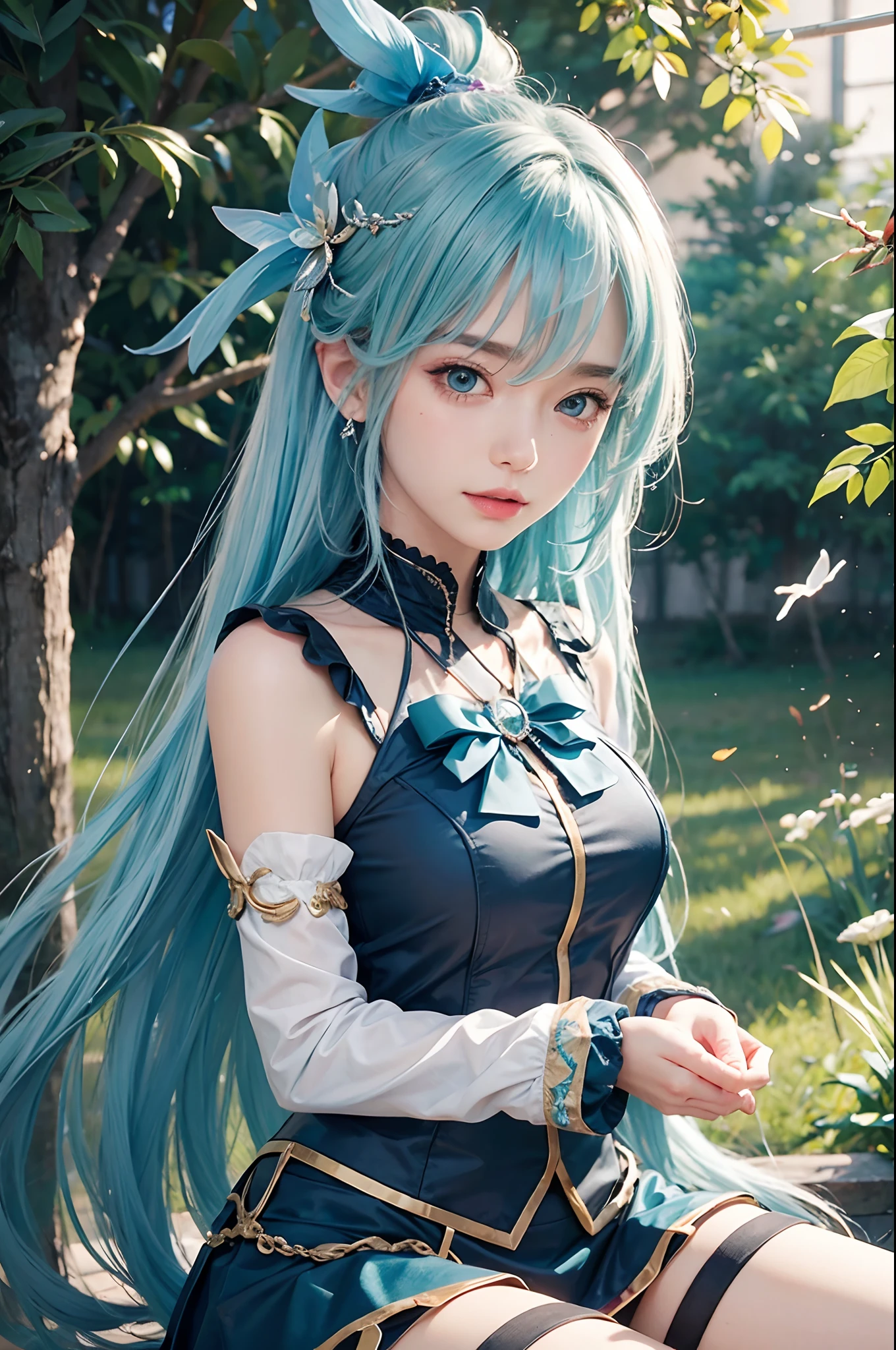 Realistic, aqua, ultra detail, masterpiece, high quality