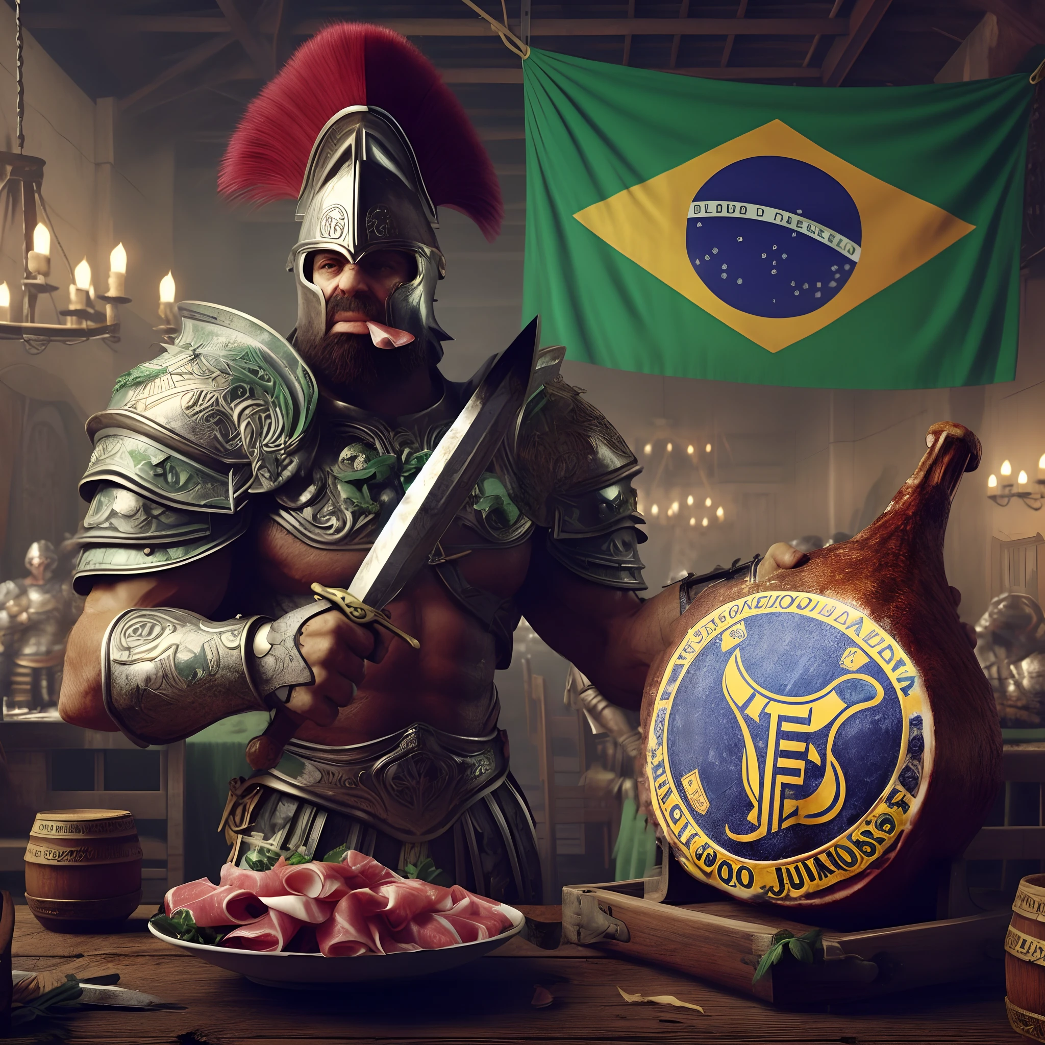Escudo do boca juniors no pernil