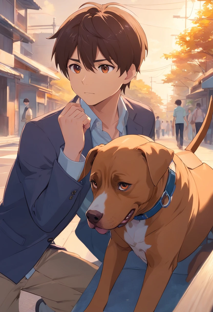 (1 Adult male),A high resolution, Sharp focus, Pixiv masterpiece, ((Complicated details)), highly detailed, natsuki_subaru, 1 man,perfect male figure,Urine on the trouser leg, Nervously bow your head,is shy,embarressed,exhilarated,is shocked,panicking,worry,A pool of urine formed around him,Very eager to pee,Unbearable,Wet yourself,Urine discharge,full bodyesbian,sit astride,Tired,decadent, blue color eyes(eyes glowing), Black hair short hair,white shirt,Wear a tie,Wear a belt,trousers,perspire,Drenched,Get wet,pissing,urine flows down the pants,look from down