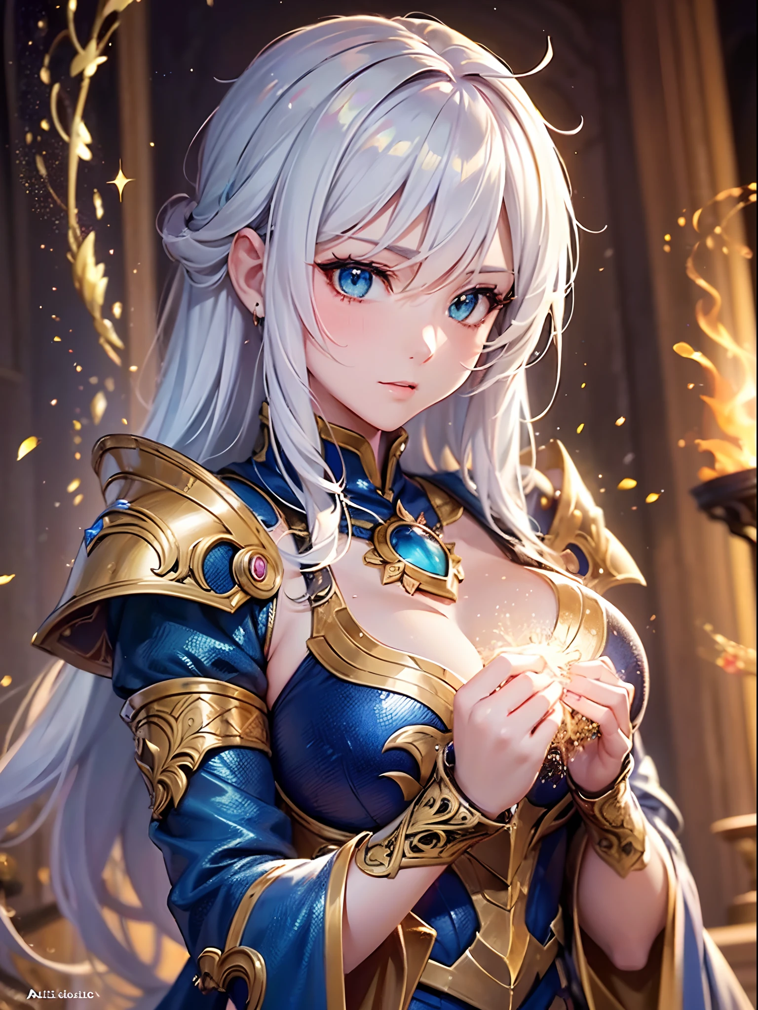 (photorealistic:1.8, highest quality:1.8,8K masterpiece:1.8,High resolution,muste piece:1.8,RAW Photos,cinematic lighting、8mm fisheye lens、The shutter speed is fast),No split screen,medieval fantasy、Old castle、Remains、(Fight enemies with a sword in hand）、(Pretty girl warrior:1.5)、(Completely ?????、combat hair ornament、Sheer cloak、armored suit、bondage、choker、Knee-high boots、beautiful butt,beautiful thighs,Plump nipples,nipples are visible,cameltoe,slender abs:1.2),beautiful and detailed eyes:1.7,beautiful skin:1.8、(Soryu Asuka Langley)(character focus)、Top view、
Emotional、beautiful face、
(midium Hair:1.2, Beautiful, shining red, blue, white, black, silver and gold hair:1.5)、shining blue eyes、thin line