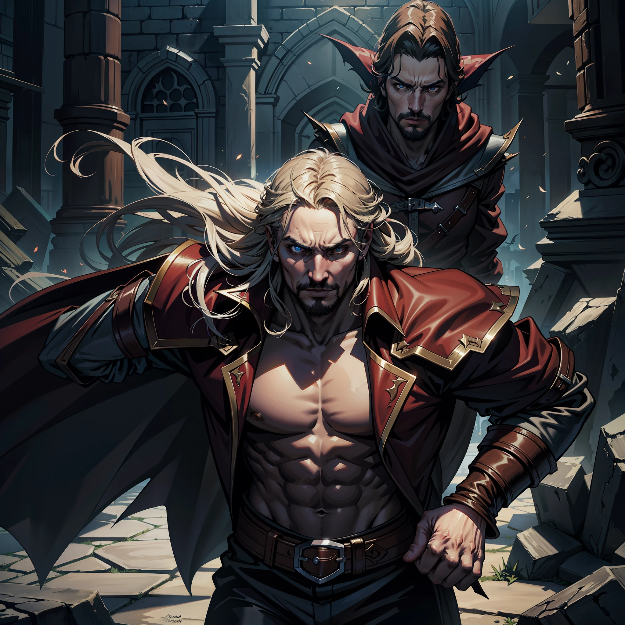 Castlevania Shadow Lord Hyper Realistic Super Detailed Battle