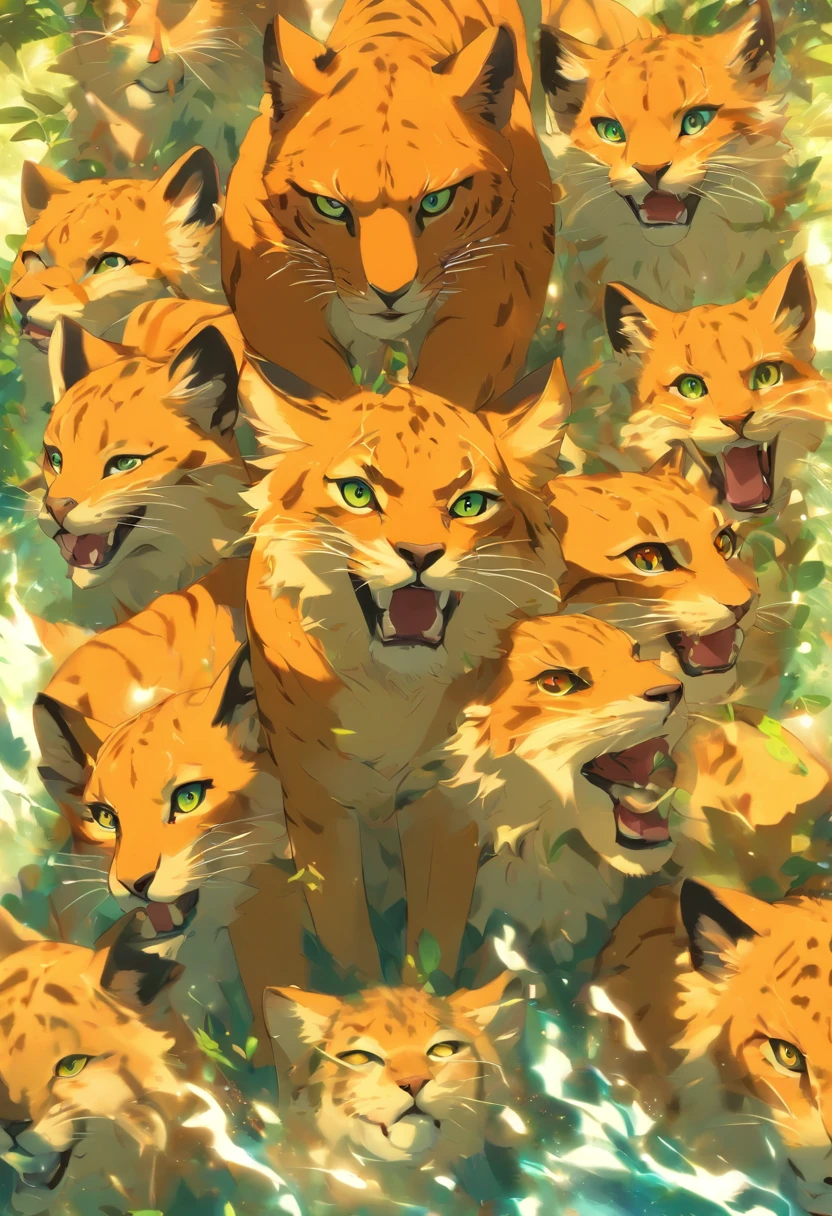 Rei africano com poderes dos animais felinos