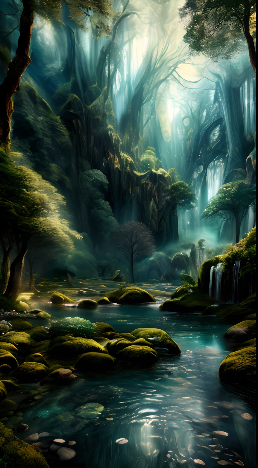 (Best quality,4K,8K,A high resolution,Masterpiece:1.2),Ultra-detailed,(Realistic,Photorealistic,photo-realistic:1.37),Mysterious Giants,mythological creatures,majestic landscape,an enchanted forest,Vibrant colors,Fantasy elements,Ethereal lighting,Strong presence,Detailed texture,Highly detailed skin,Wonderful aura,Twinkling stars,magical ambiance,dreamlike quality,An enhanced sense of scale,Dramatic composition,Subtle shadows,Magical atmosphere,Awe-inspiring,immersive experience,fine art,Emotional expression,rich details,Impressive sense of depth,Wonder and fascination,Otherworldly creatures,breathtaking beauty,God-like proportions,Mystic energy,Beautiful surreal,Transcendent aesthetics,evokes a sense of wonder and mystery,Deep engagement,Mesmerizing visual appeal,jaw dropping,Get a glimpse of a magical realm,A wisp of glamour,Iconic image,whimsically,Grand,spellbinding,Grandiose,Mythological symbolism.