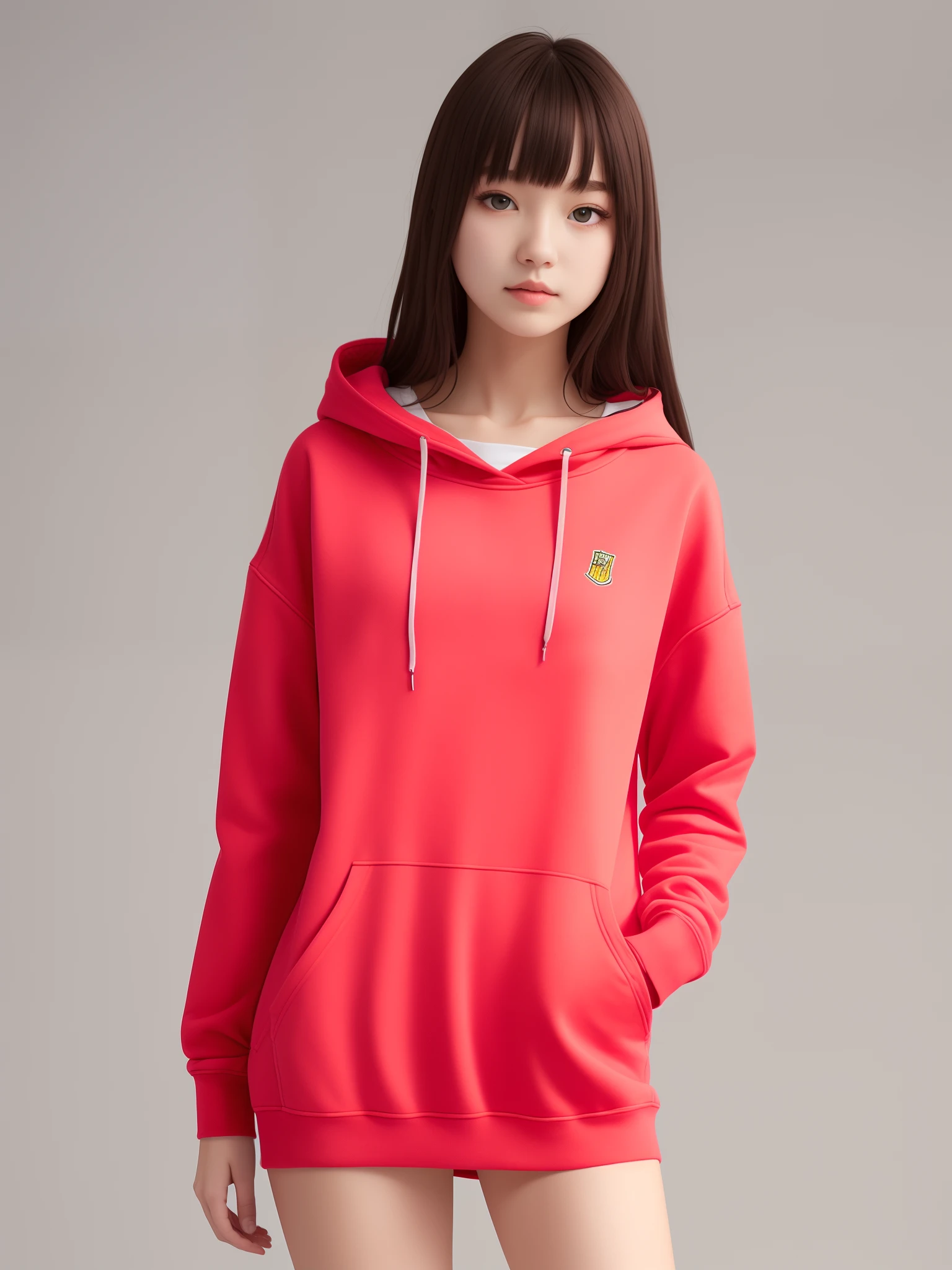 Girl in hodie