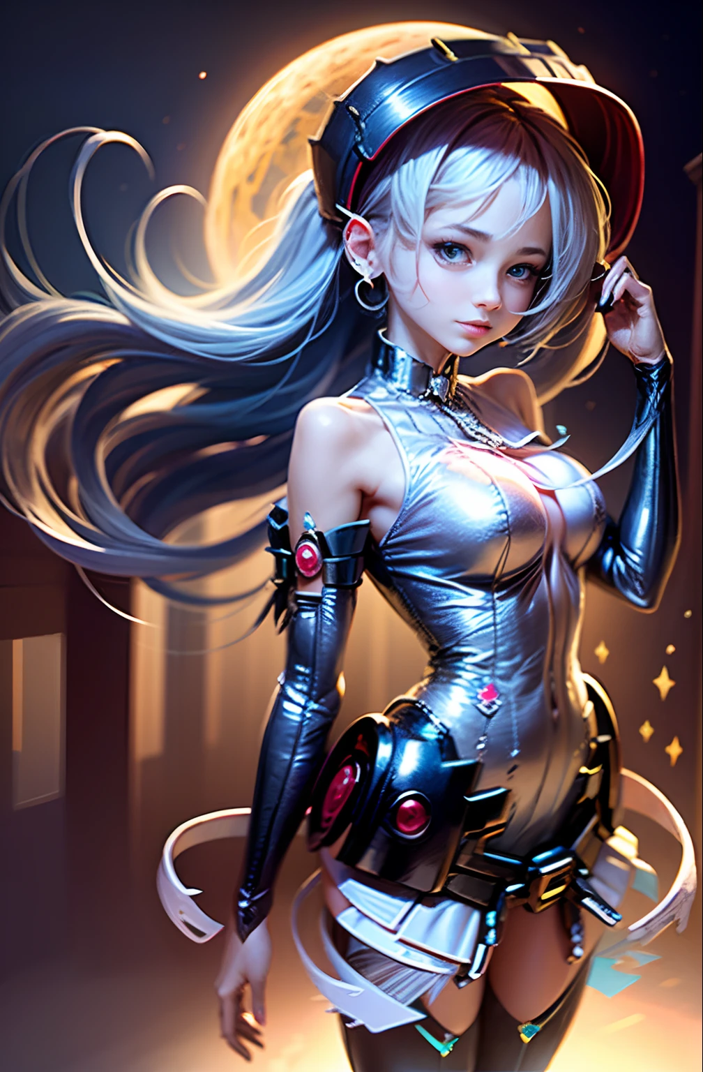 ((1 girl, standing alone , Long, messy hair, hair blue, blue colored eyes, hair covering one eye, Woman, (((face flushed and very horny))) , various poses , muscular female, gold bracelets, ruby earrings)), fitness, ((standing alone)), (red lipgloss stick), extremely detaild, soft ambient lighting, 4K, perfects eyes, a perfect face, ((very detailed hands and arms)) (perfect lighting), ((metalhead Woman)), Punk Girl, (((piercing))) Woman, gazing at viewer, ((pink micro blouse with chains and sensual neckline)),age 28 (((well-defined medium breasts))) strapless latex micro bra, pretentious smile, mine Black leather and chain jacket open with points and long sleeves with the shoulders showing, open tummy, latex micro panties and chains marking her small pussy swollen with lust, well designed and well defined,  chains on clothes, suspender style chain belt, high qualiy, 4K, High definition, bom detalhe, ((sexy tattoo)) medium bust,)) extremely sexy (((medium glossy lips)))
