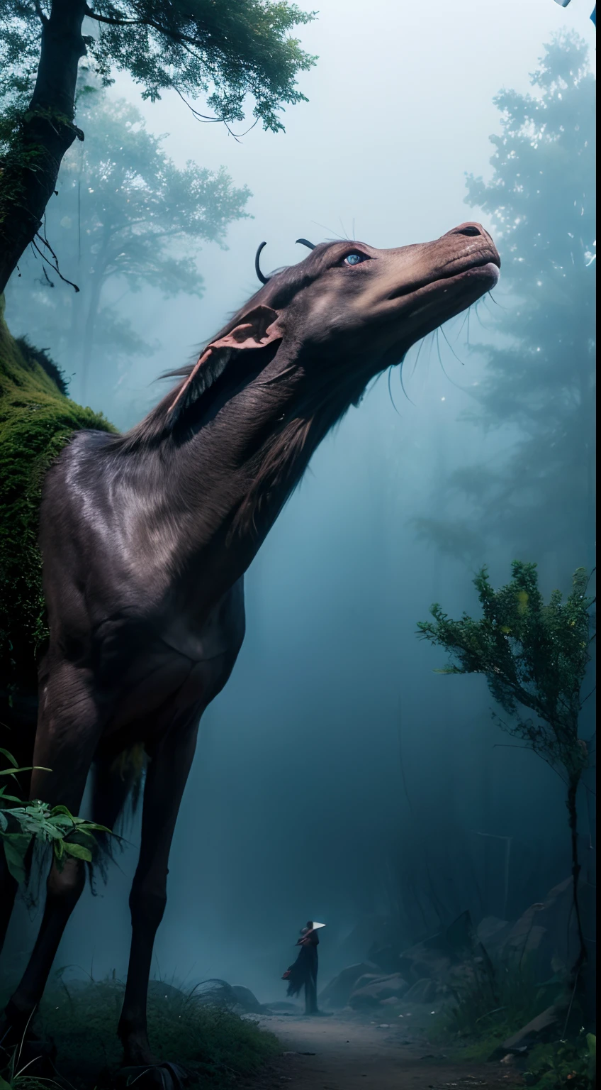 (Best quality,4K,8K,A high resolution,Masterpiece:1.2),Ultra-detailed,(Realistic,Photorealistic,photo-realistic:1.37),Mysterious Giants,mythological creatures,majestic landscape,an enchanted forest,Vibrant colors,Fantasy elements,Ethereal lighting,Strong presence,Detailed texture,Highly detailed skin,Wonderful aura,Twinkling stars,magical ambiance,dreamlike quality,An enhanced sense of scale,Dramatic composition,Subtle shadows,Magical atmosphere,Awe-inspiring,immersive experience,fine art,Emotional expression,rich details,Impressive sense of depth,Wonder and fascination,Otherworldly creatures,breathtaking beauty,God-like proportions,Mystic energy,Beautiful surreal,Transcendent aesthetics,evokes a sense of wonder and mystery,Deep engagement,Mesmerizing visual appeal,jaw dropping,Get a glimpse of a magical realm,A touch of glamour,Iconic image,whimsically,Grand,spellbinding,Grandiose,Mythological symbolism.