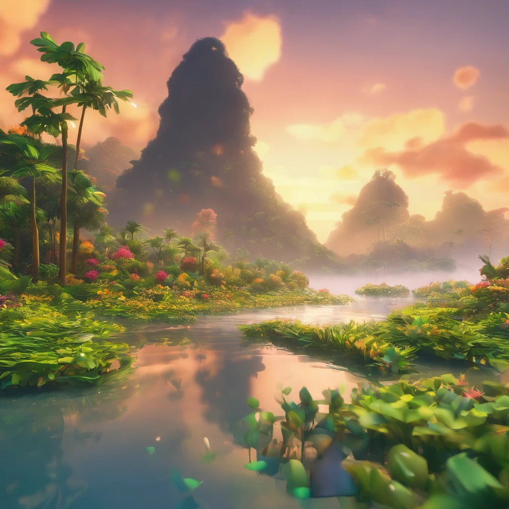 Tatsumaki, Um homem de soco,master part, best quality, alta qualidade, papel de parede extremamente detalhado da unidade 8k CG, scenecy, ao ar livre, heaven, Cloud, dia, water, tree, blue skies, waterfall, penhasco, Natureza, lago, Rio, Cloudy sky, award-winning photography, Bokeh, profundidade de campo, HDR, flor, chromatic aberration, fotorrealista, extremamente detalhado, trending in artstation, trend in CGSociety, intrincado, High detail, Dramatic, Arte no meio da jornada