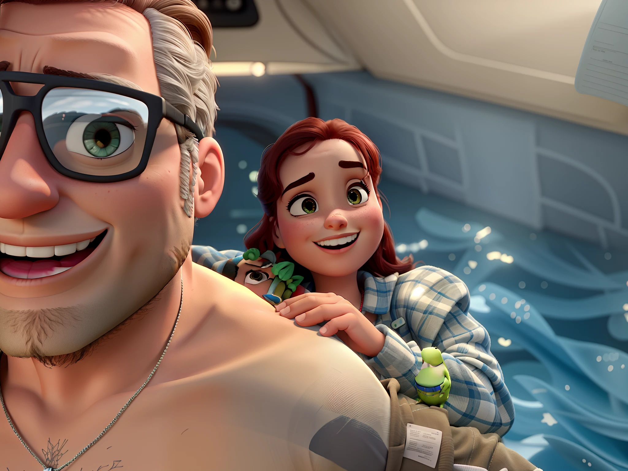 romantic couple, igual aos filmes Disney Pixar