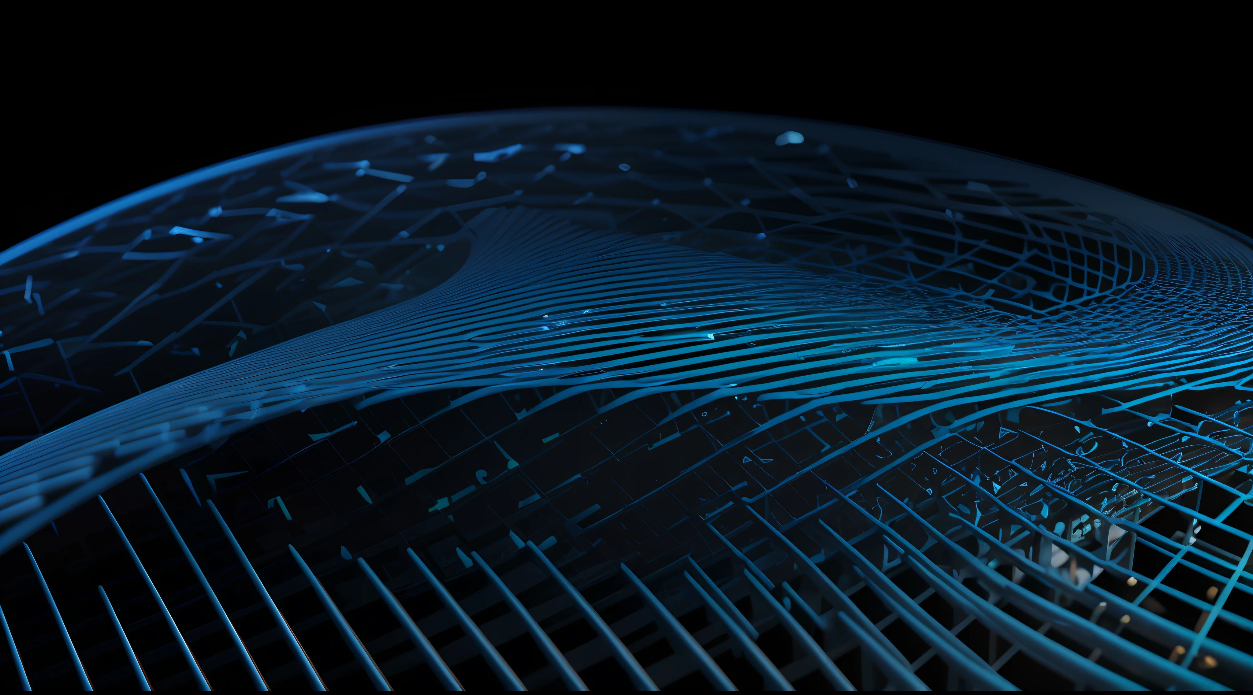 Engaging 3D visualization featuring stunning graphs、glinting