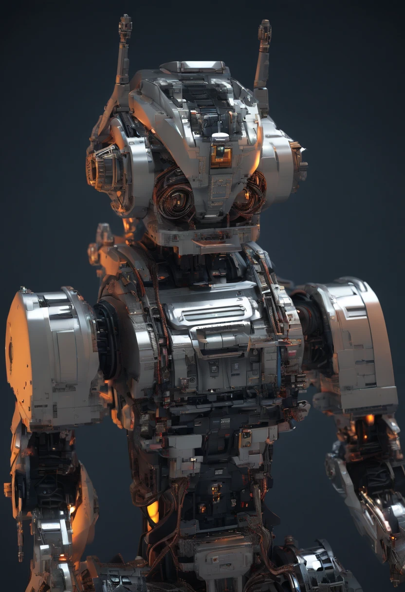 What if the Roman Empire ruled the world to the present day and reached space? Gundam Mecha , science fiction, Front view, senso de tecnologia, c4d, Renderizador OC, Motor irreal, High detail, desenho industrial, HD 8K, studiolight, retro