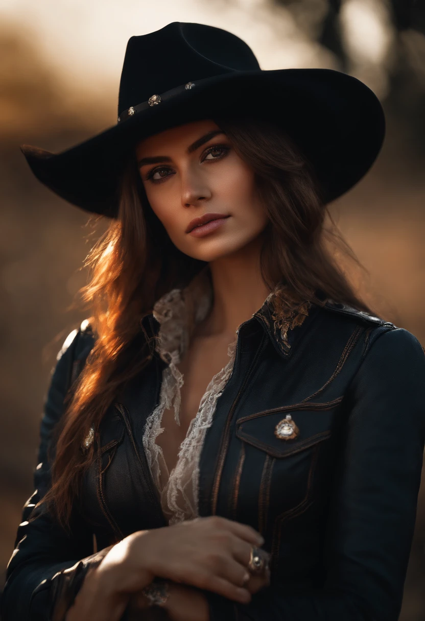 1girl,master part, (8k, best quality, master part:1.2),altamente detalhado,ultra-detalhado,Masterclass,best quality,illustration,Hair_entre_olho,perfect lighting, cowboy shot, cv16,Black jacket