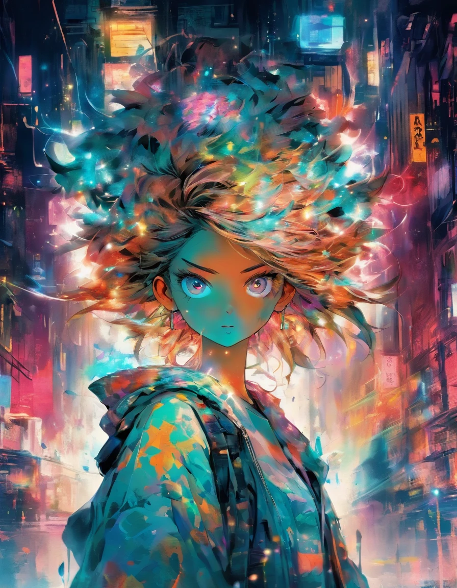 Perfect centering arrangement, s fofas por toda parte, Use uma jaqueta de estudante, Wear sunglasses, Usando fones de ouvido, alegria, Standing position, beleza abstrata, Centrado, looking at the camera, facing camera, Approaching perfection, Dynamic, luz da lua, alto detalhe, pintura digital, Art Station, arte conceitual, liso, foco nítido, 10, alta resolução, illustration, arte de Carne Griffiths e Wadim Kashin, fundo branco