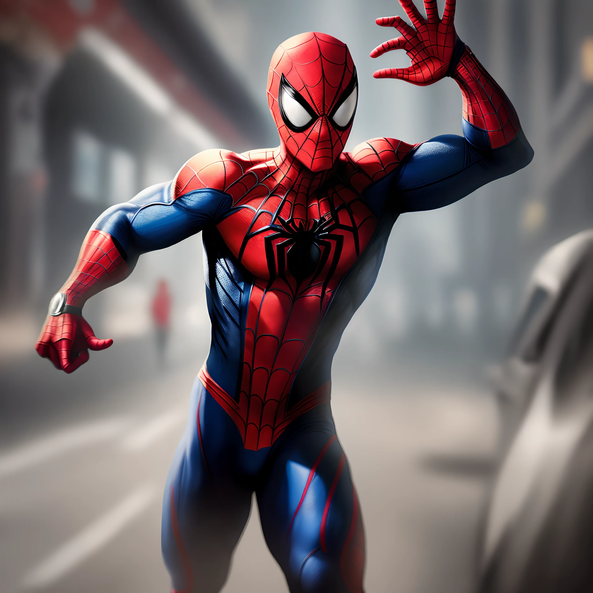 Lebron as spiderman
