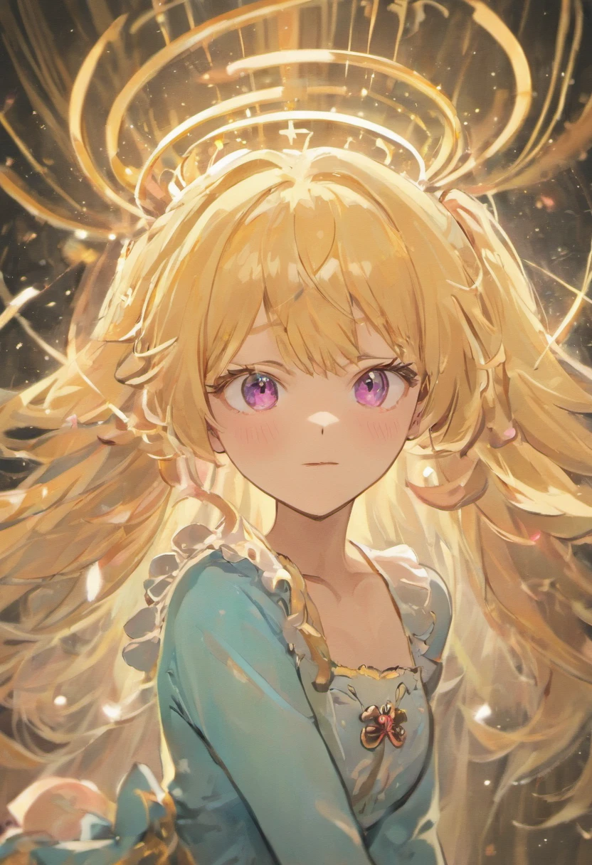 hair strand, expressive hair, ahoge, hair bell, forehead jewel, hair bow, crown, ribbon, white hairband, longeyelashes, color contact lenses, colored eyelashes, aqua eyes, earrings, crystal earrings, shy, grin, makeup, blush, full-face blush, chin grab, interior architecture, Surrealism, high detail, modern, chiaroscuro, depth of field, cinematic lighting, ray tracing, motion blur, from outside, anatomically correct, super detail, best quality, high details, textured skin, masterpiece, ccurate