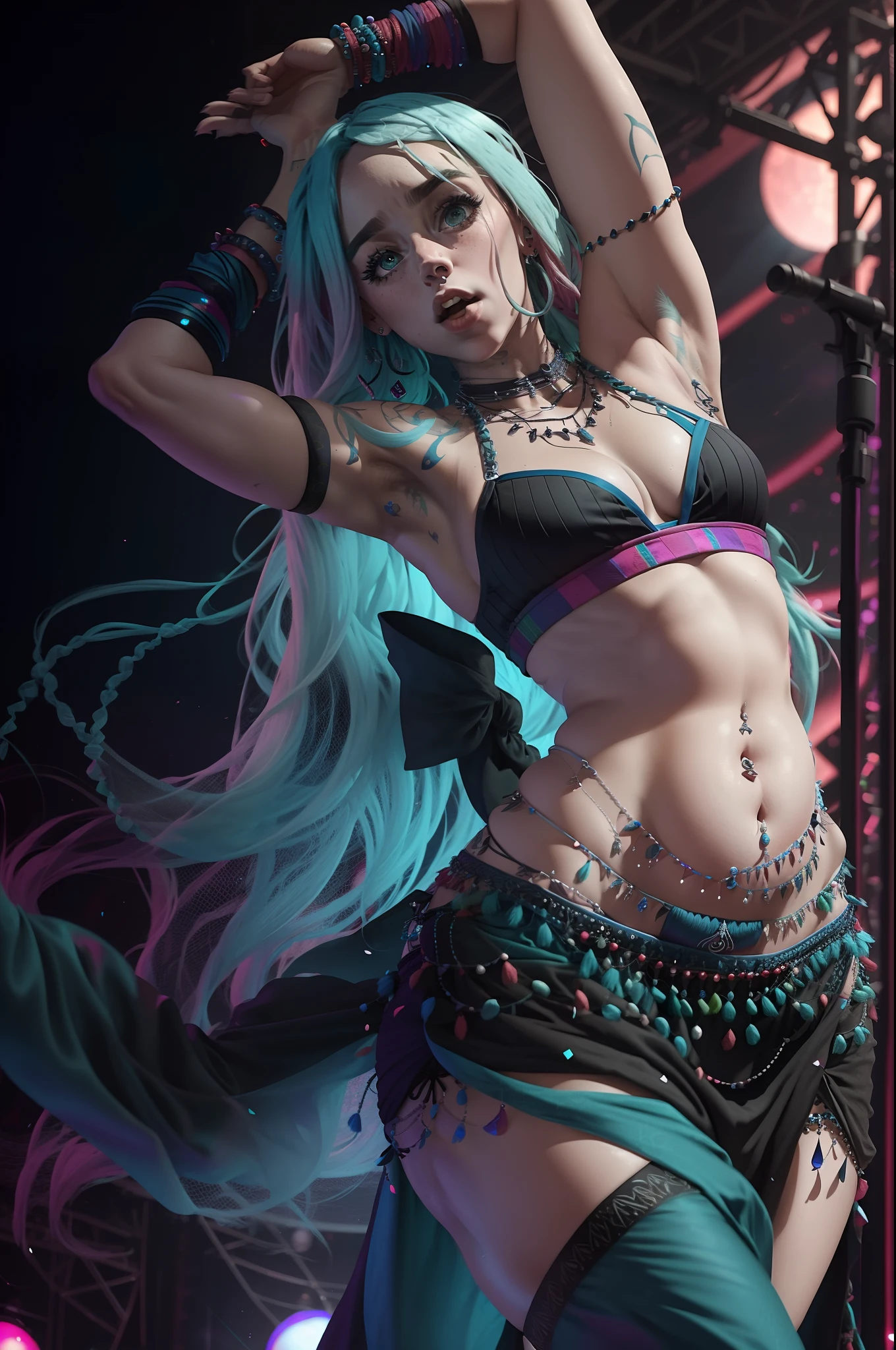 Billie eilish belly dancer
