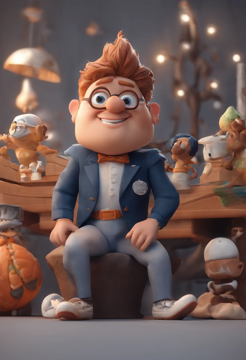 Personagem de desenho animado de um homem em uma regata preta cabelos lisos castanhos , white sneakers,cicatriz na sobrancelha direita queixo comprido , animation character, Caractere estilizado, animation style rendering, 3D estilizado, 3 d render stylized, toon render keyshot, Personagem 3D, Personagem 3D, 3d rendering stylized, 3 d character render, personagem de desenho animado, Personagem de close up, Pose de personagem, (Estilo Pixar) (master part:1.2) (Bokeh) (best quality) (pele detalhada) (textura detalhada) (8k) (argila) (Cinematic lighting) (foco nítido