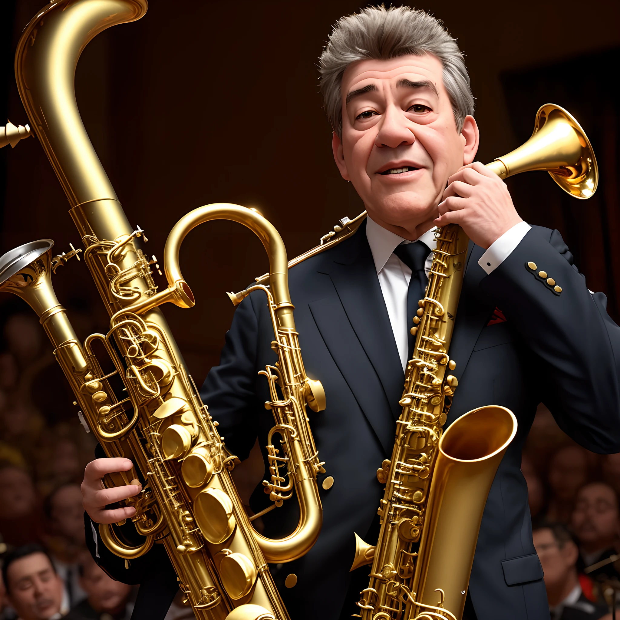 SAXOFONISTA moreno esrtilo pixar