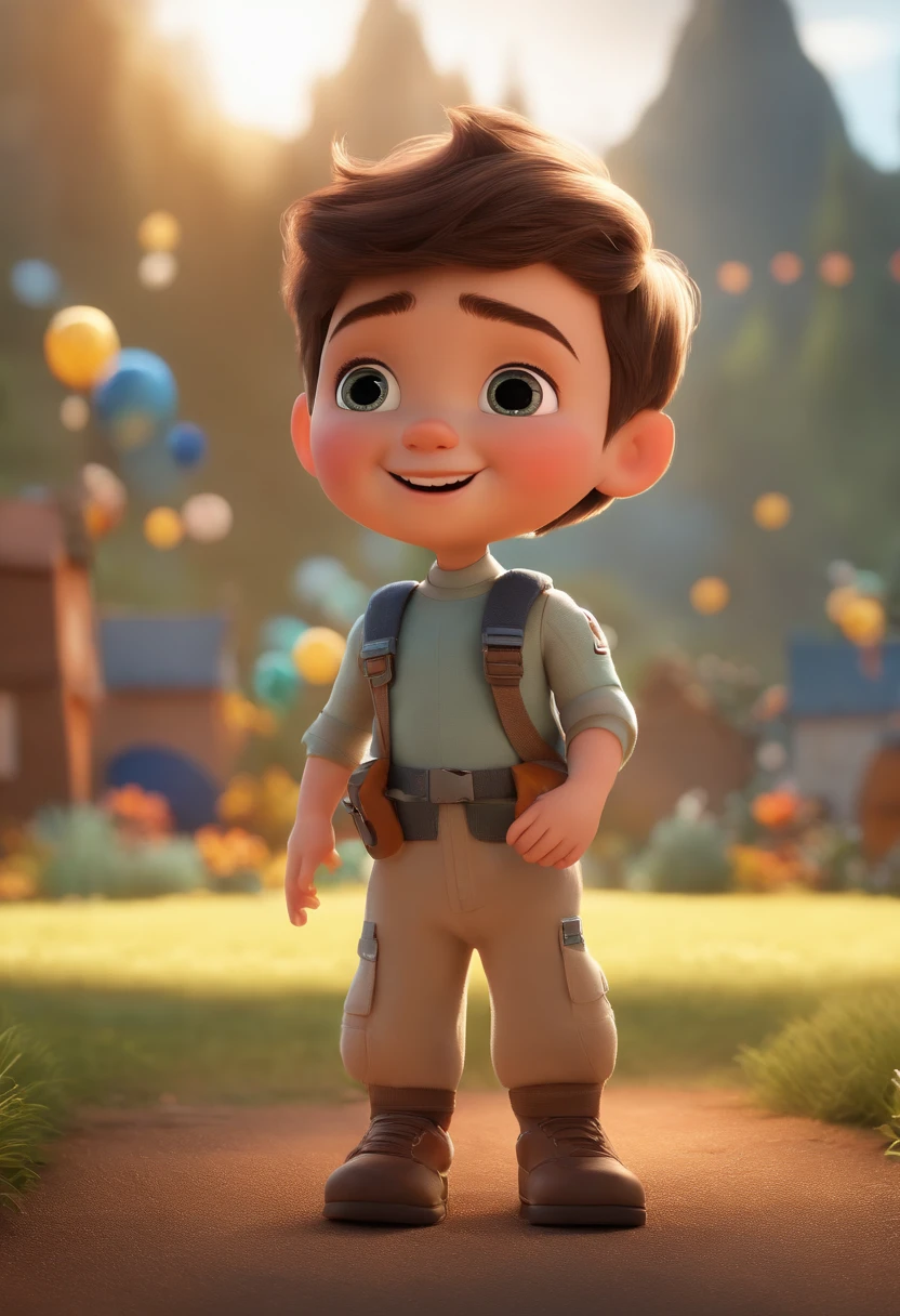 Child astronaut (best quality, 4k, 8k, Altas, master part:1.2), ultra-detalhado, (Realistic, fotorrealista, photo-realistic:1.37) cena com o estilo de arte da Pixar. The artwork should showcase a unique and mesmerizing visual experience.
No centro do quadro, There's a beautifully crafted character with exquisitely detailed skin texture, displaying a wide range of emotions on your face. The character's eyes are captivating and full of life, with long, distinctive lashes that further enhance your expressiveness. Her lips are defined and artistically crafted, adicionando ao charme geral.
The scene is created with the claymation medium, showcasing the artistry and attention to detail in character design. The visual quality of the work is of utmost importance, with an emphasis on high resolution (8k) e clareza excepcional. The scene should look like a masterpiece (obra-prima:1.2), with impeccable craftsmanship and attention to detail.
The lighting in the scene is reminiscent of cinematic lighting techniques, Casting soft, dramatic shadows that enhance the depth and realism of the artwork. O holofote ilumina suavemente o personagem, criando um contraste impressionante entre luz e sombra.
O fundo apresenta um efeito bokeh hipnotizante, com cores vibrantes que se misturam perfeitamente para criar uma atmosfera de sonho. The overall color palette should be vivid and charming, enhancing the magical ambience of the artwork.
The focus of the work is smooth and precise, Ensure that every detail is crisp and well-defined. The scene should exude an ultra-fine painting quality that shows the effort that went into creating such an inspiring piece.
This prompt aims to generate realistic and visually stunning art that captures the essence of Pixar's art style, maintaining the highest quality and attention to detail.