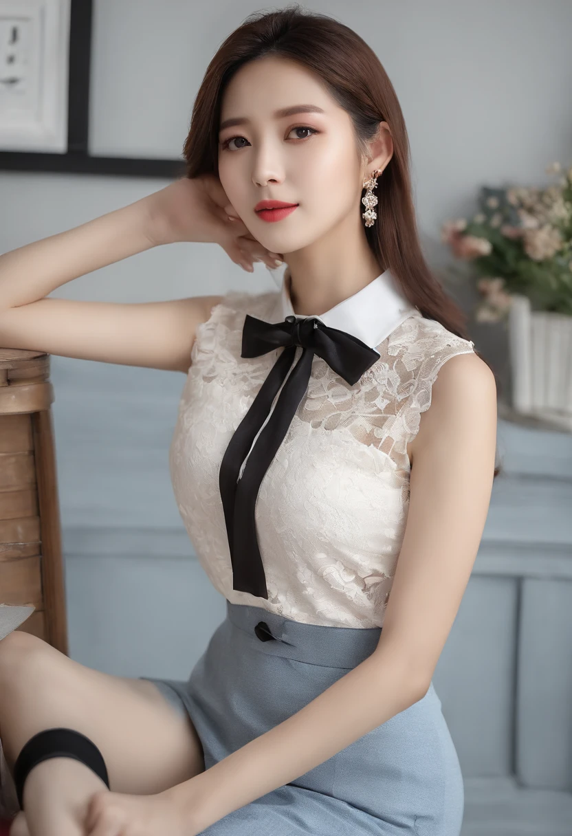 beautiful Korean women，(Extremely beautiful face, Beautiful lips, Beautiful eyes), JK skirt with wet T-shirt and light mature long skirt，full bodyesbian，Slim figure，Oversized bust，slender girl，18 years old girls，ChineseGirl，The T-shirt was torn，Expose the upper part of the chest，Gilet blanc, Lace clothes，Hourglass chassis shape, Large round breasts, Ass accent, Ass accent, back, Insert copper, full bodyesbian,White Vest, White Vest, White Vest, Black Garters,Overweight,thighs thighs thighs thighs,big assa,Best quality
