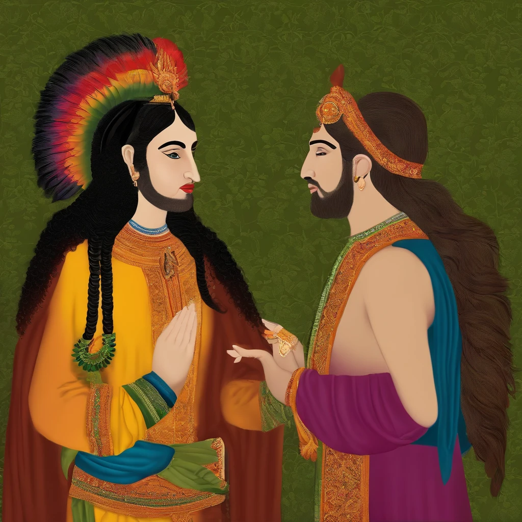 davi e golias conversando