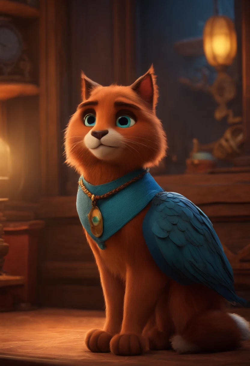 Criar um personagem no estilo pixar dentro de um jaleco. personagem morena