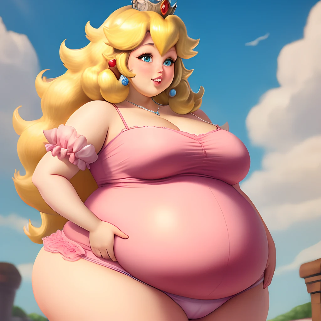 Princess Peach Obese