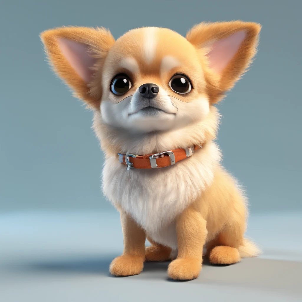 The Cutest Chihuahua of All Time, ojos grandes, super fluffy, adorable, dulce