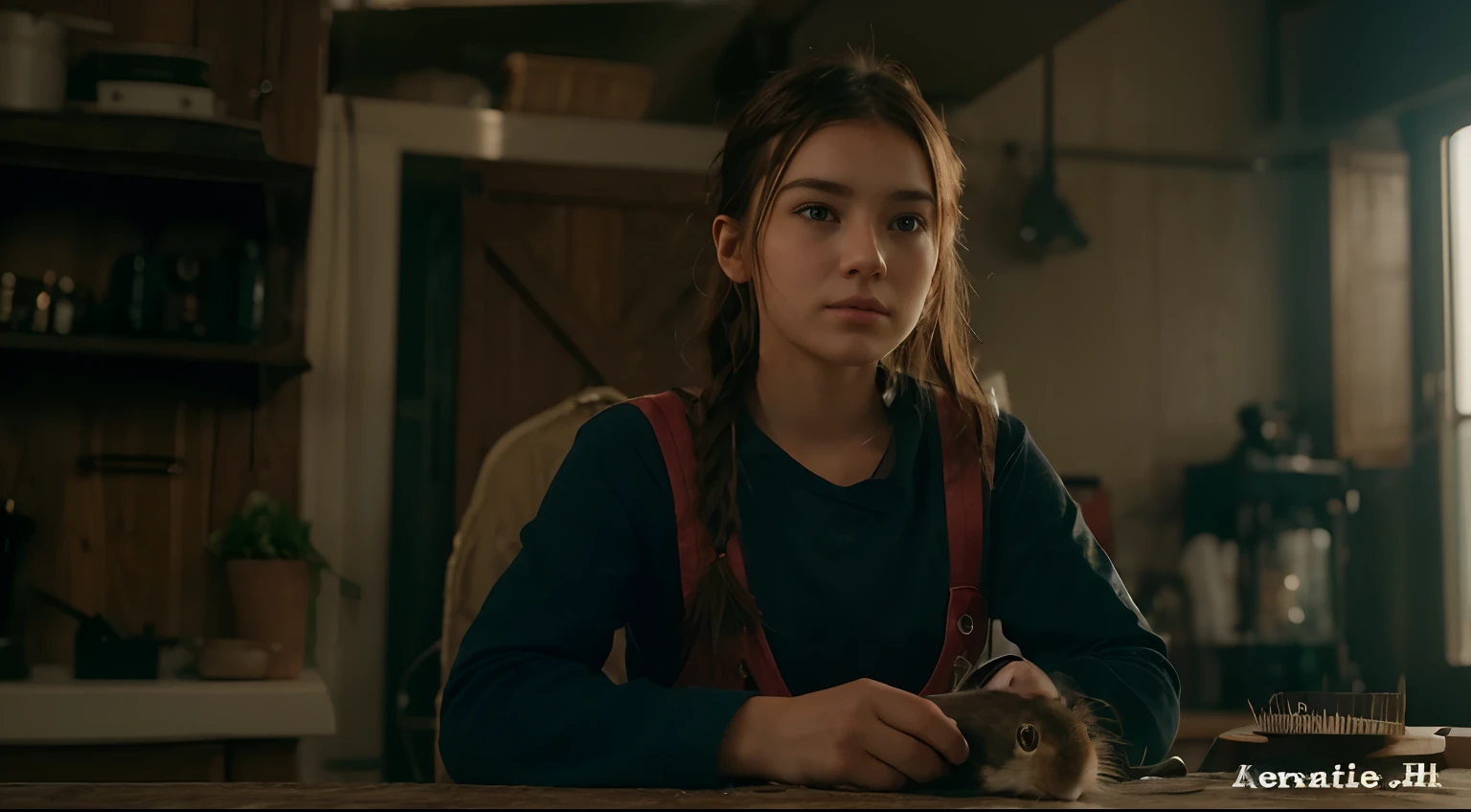 Please create a realistic and cinematic 8k cinematic image of a simple young girl. Describe the hare whisker trimming skills competition that is
An animal like Isabella surprises everyone with her whisker-trimming skills on the go.