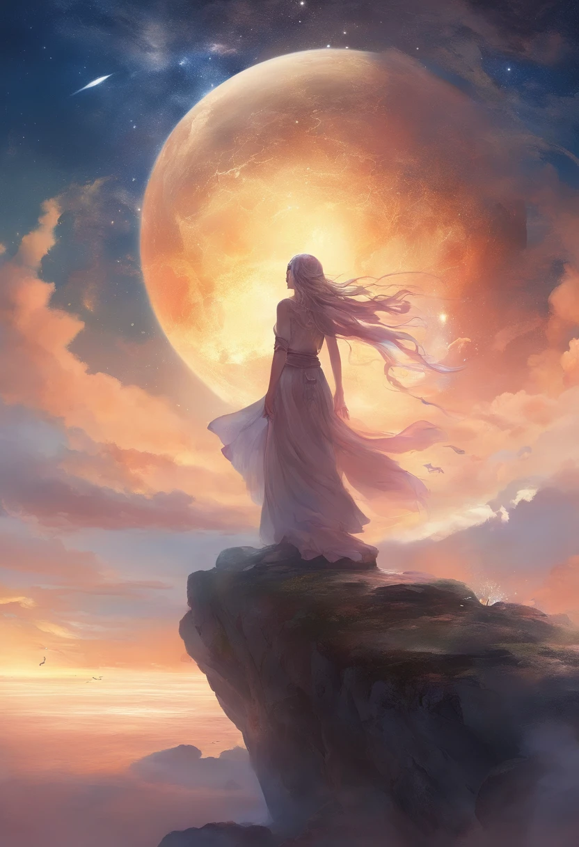 myth、 Express happiness、Greek mythology、Final Fantasy、silhuette、starrysky