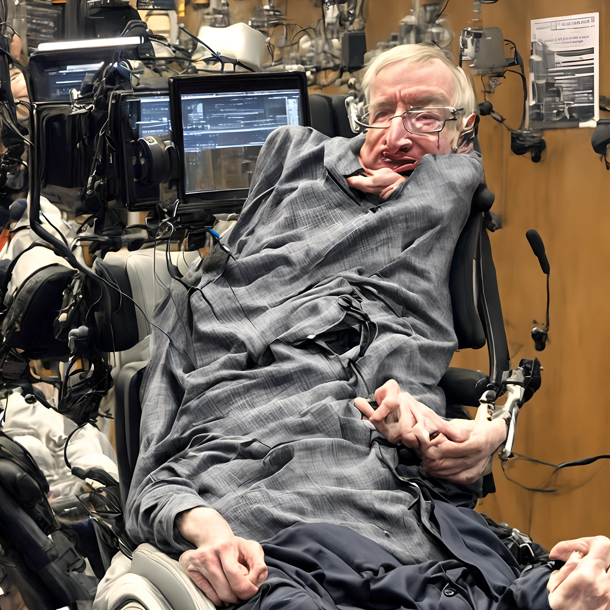 Stephen hawking gets interviewed on hot ones