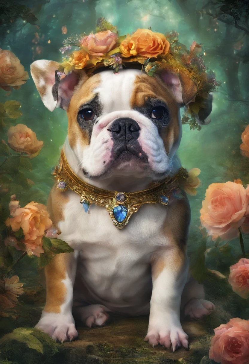 bebezinho de bulldog ingles merle