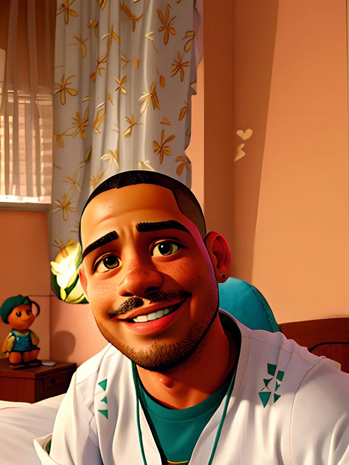 smiling man in white shirt sitting in front of a bed, ronaldo nazario fenomeno, ronaldo nazario, ronaldo luis nazario da lima, carmelo blandino, david rios ferreira, ronaldo luis nazario de lima, caio santos, luis melo, icaro carvalho, ronaldo fenomeno, 4 0 years old man, masterpice