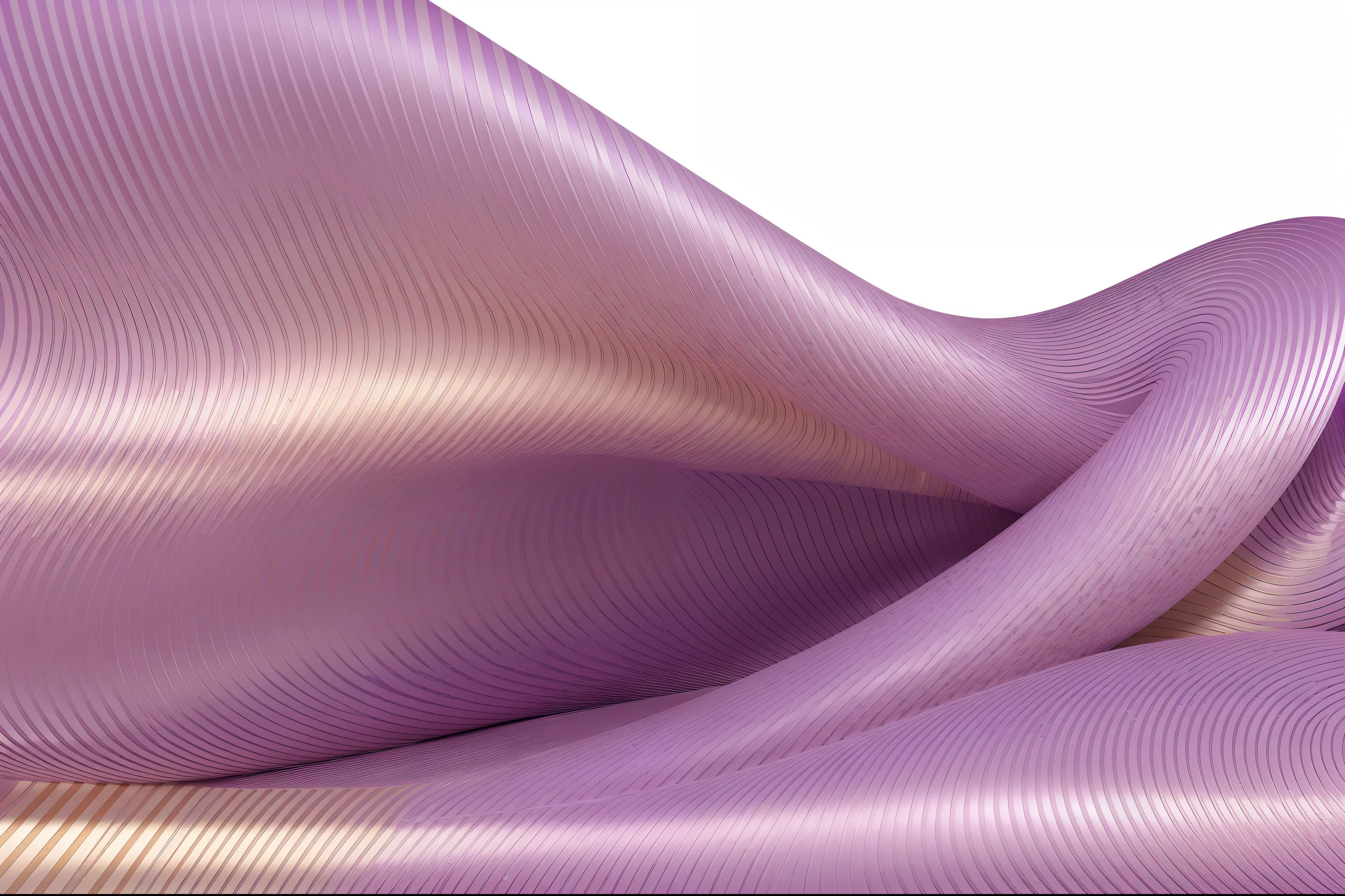purple and gold wavy lines on a white background