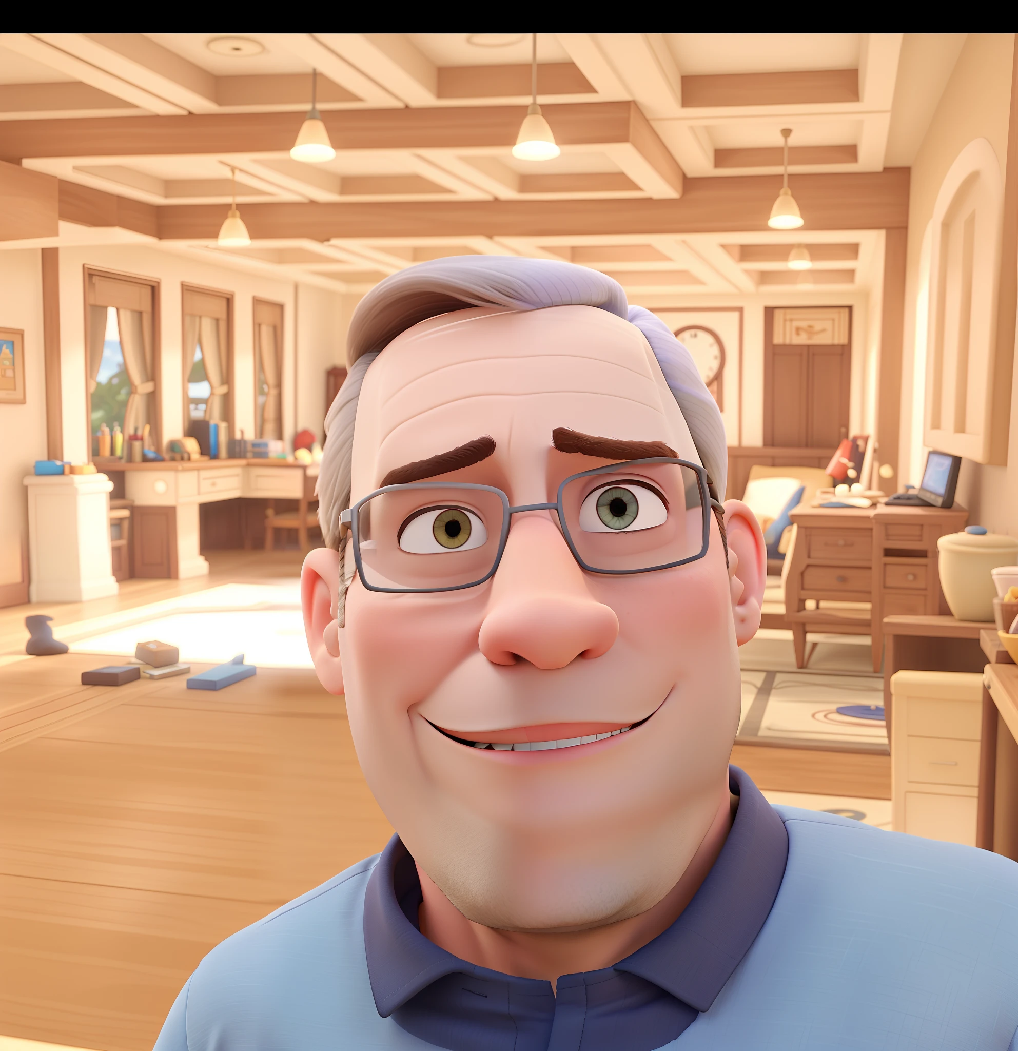 Im homem estilo disney pixer alta qualidade, melhor qualidade