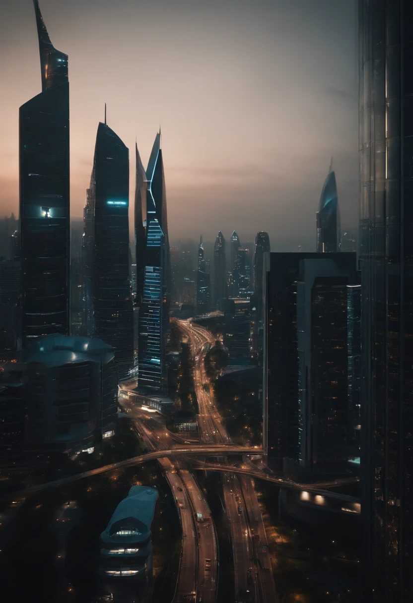 futuristic cities、kosmos
