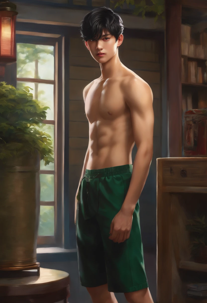 Naked high school boy, japanes, Trunks