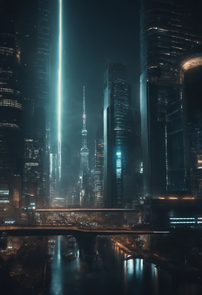 Futuristic cities、kosmos、spaceships、Huge city、Futuristic City Tokyo