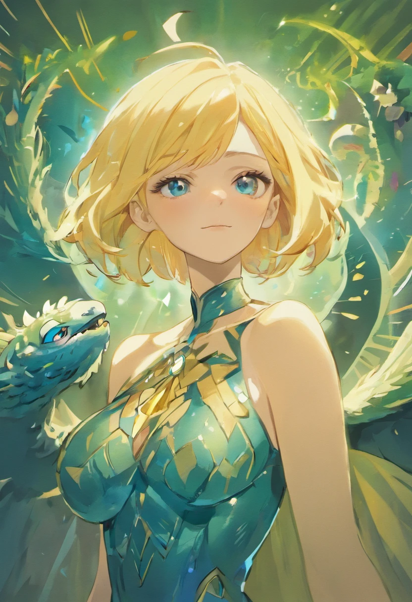 retrato da mulher, mystique, with dandelion tattoo on right shoulder, not too long blonde hair, rosto redondo, on top of a Dragon ::style cartoon, (((Front view))), Estilo Disney Pixar, Filme 3D, altamente detalhado, vivid colors (((corpo inteiro))) ::n_style realista, anime