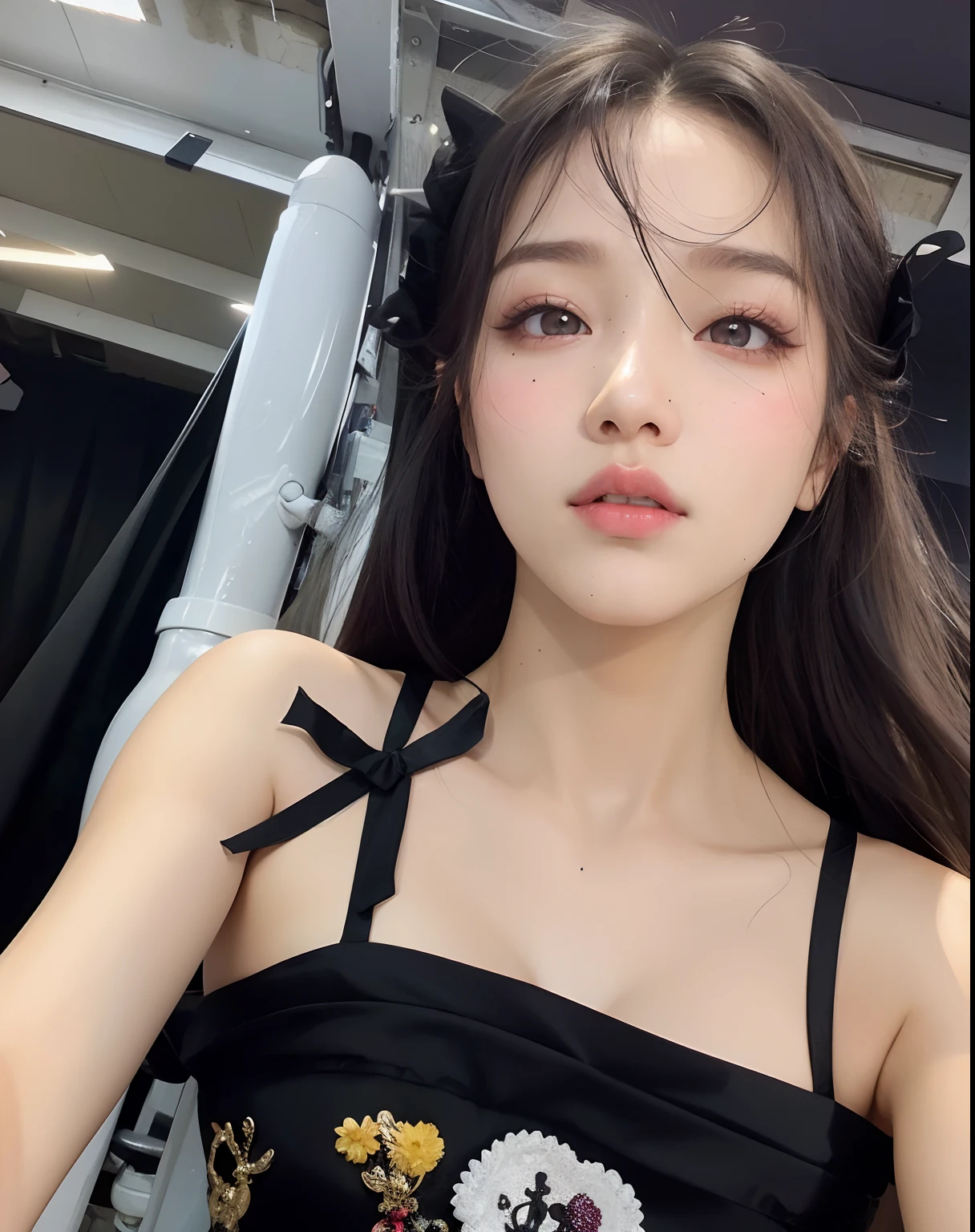 Un primer plano de una mujer con un vestido ????? posando para una foto, Jossi de Blackpink, Jisoo de Blackpink, Jisoo de Blackpink, dilraba dilmurat, Heonhwa Choe, Jaeyeon Nam, Foto de perfil de la foto de cabeza, Parque Roseanne de Blackpink, Retrato Jisoo Blackpink, 8k selfie photograph, ulzzang, Chica coreana, Blackpink Jennie