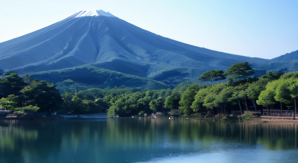 Japanese landscape,A Japanese style,Blue Sexy Landscape
