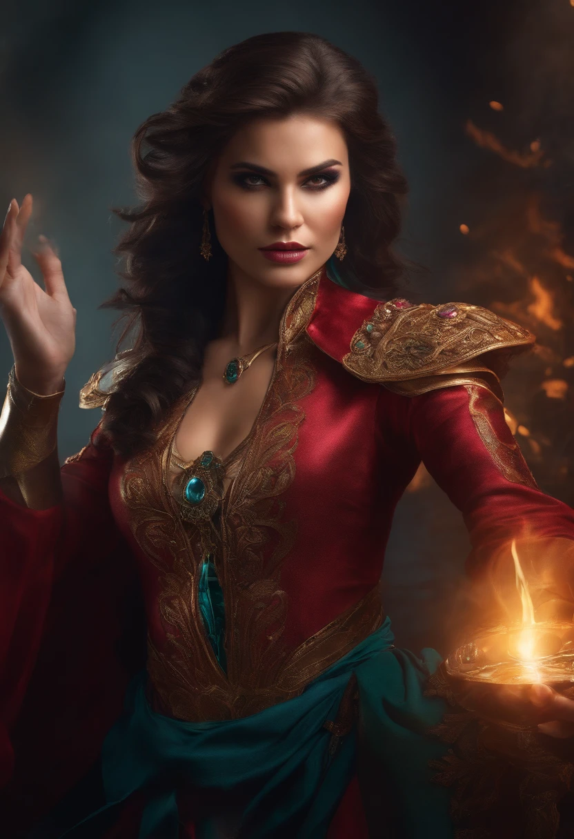 Mage, badass pose