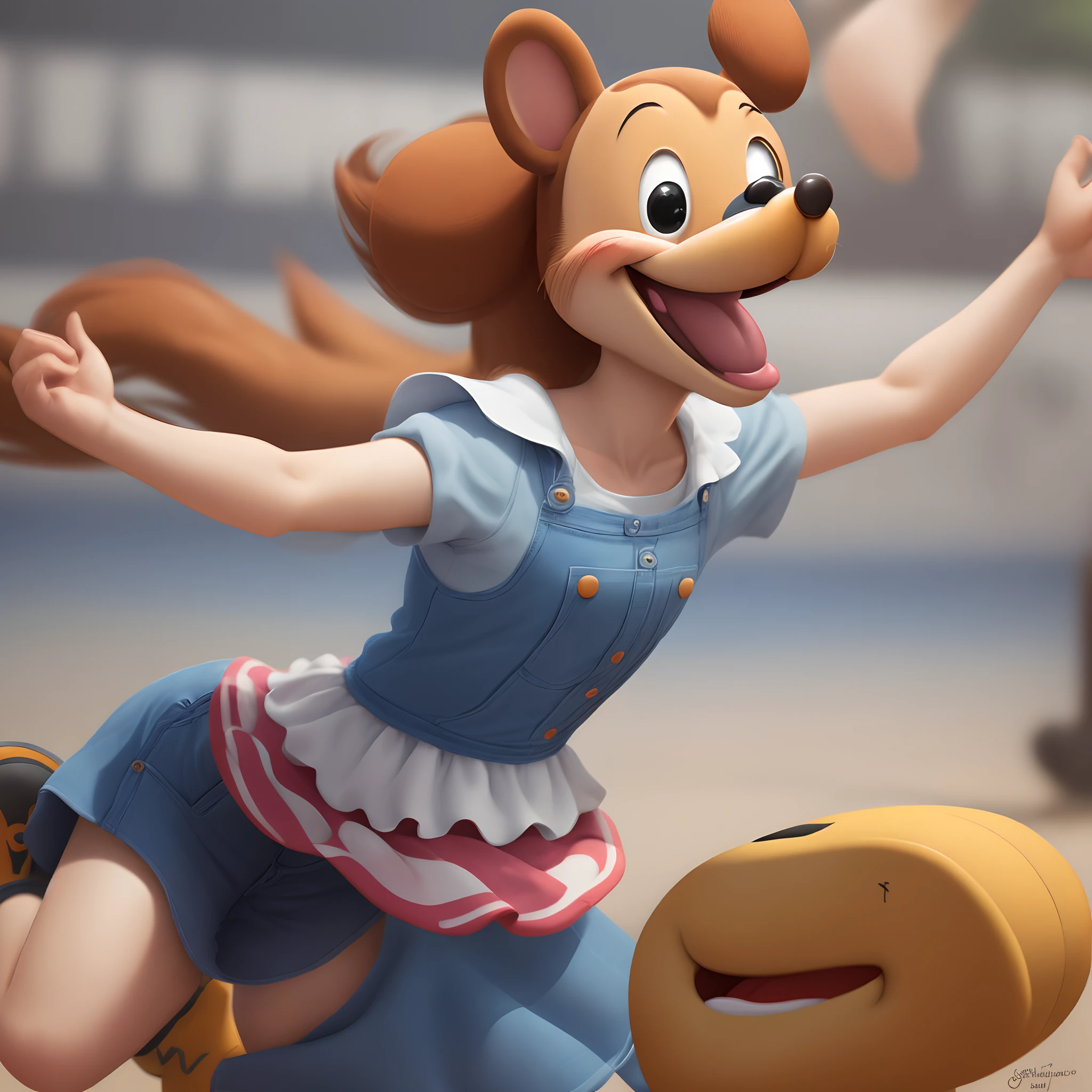 Goofy happy thing