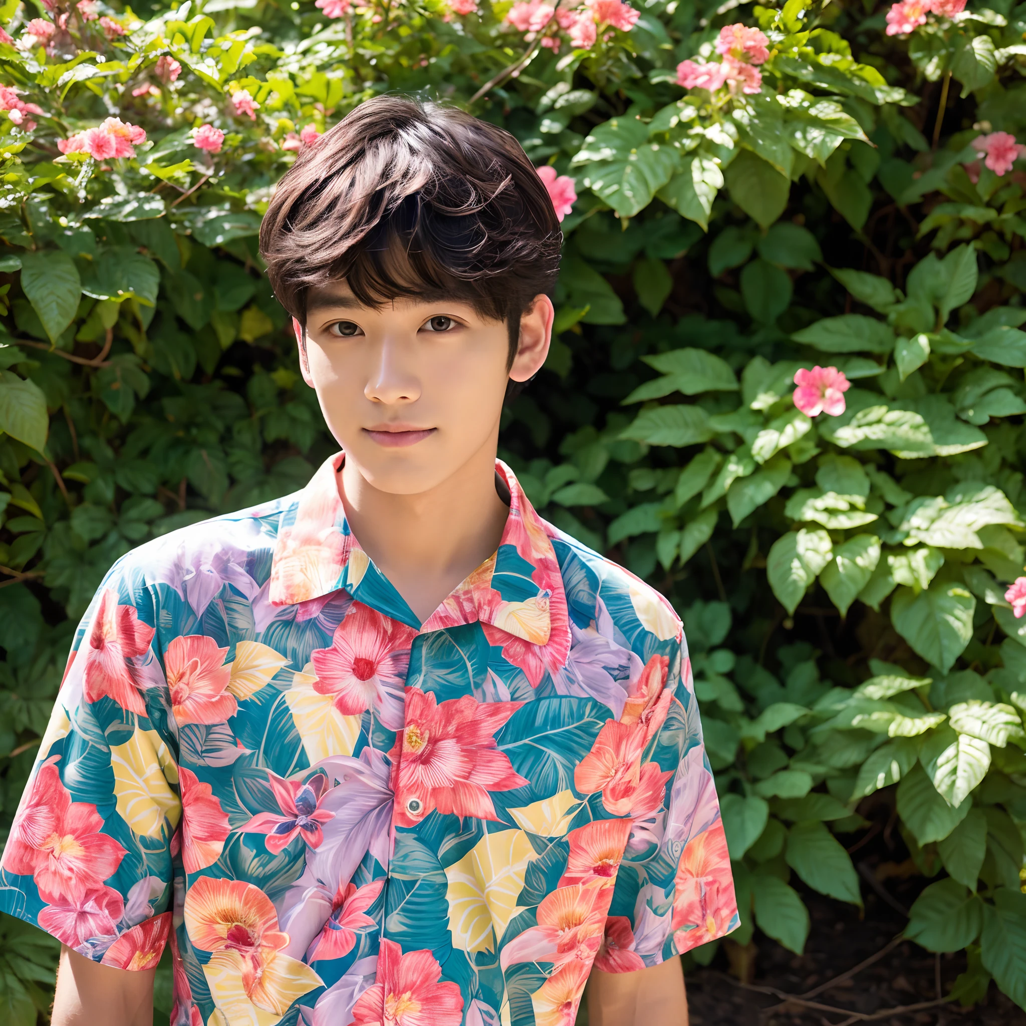 One Beautiful Boy、bobhair、Aloha shirts、Natural lighting、
