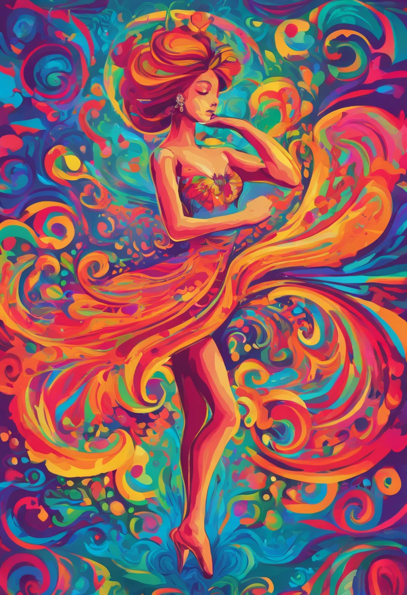 A person dancing