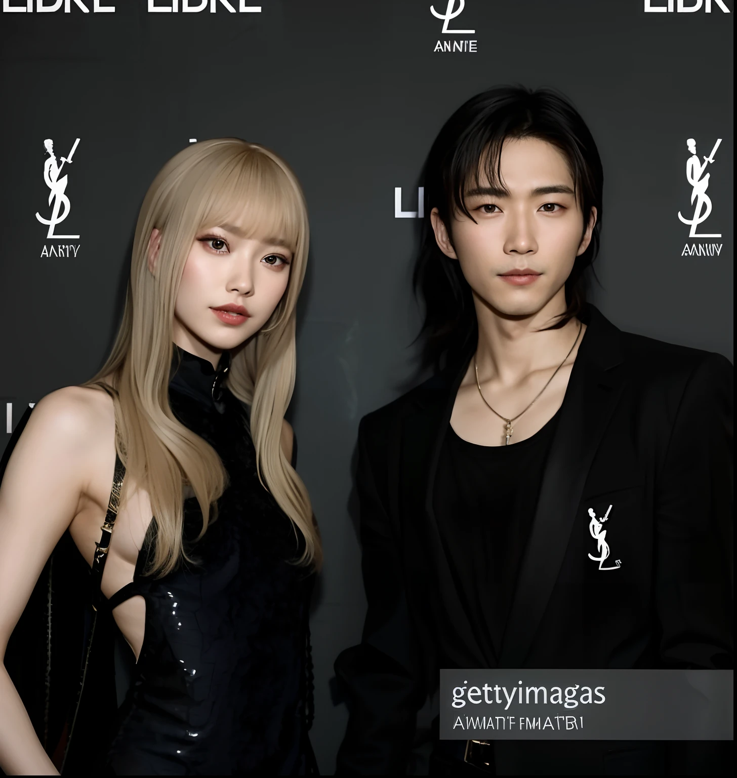 A couple of young men standing next to each other on a red carpet, Cai Xukun, Jin Shan y Ross Tran, Asya Yoranova y Alan Lee, Steven Klein, Getty Images, KDA y Sam Yang, Lv, Alessio Albi y Shin Jeongho, Steven Jung, & Jeehyung Lee & WLOP, Imagen filtrada