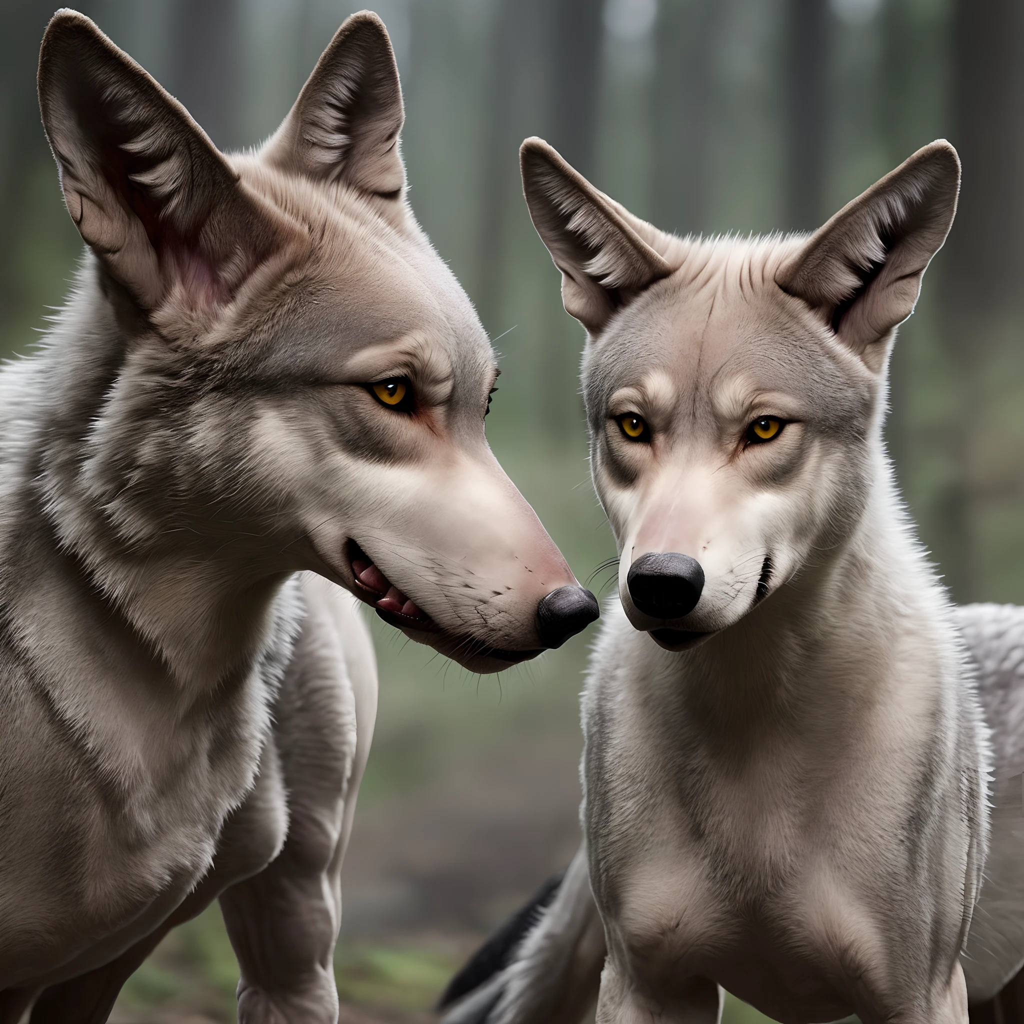 Hairless wolf from twilight